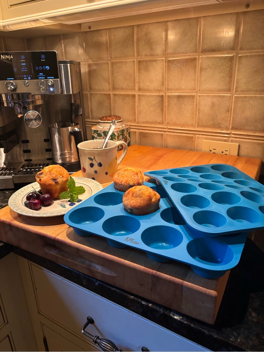 Set of 2 Silicone Muffin Tins